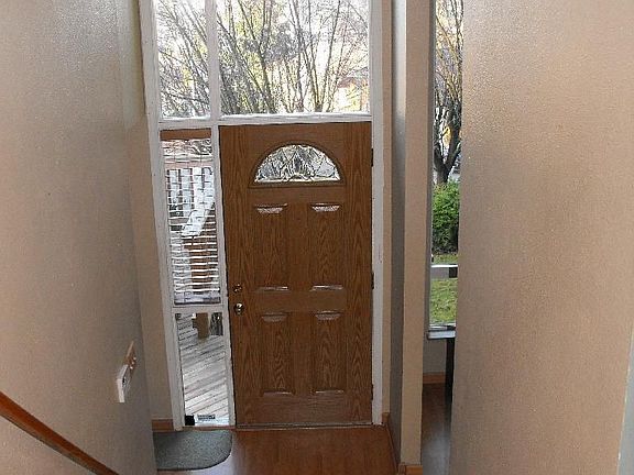 Inside front door entry