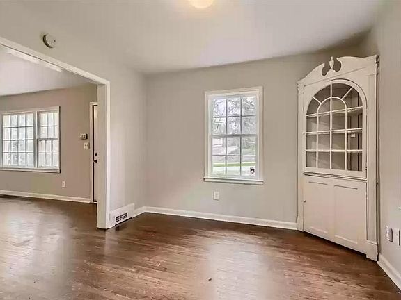 Dining room with built in pantry