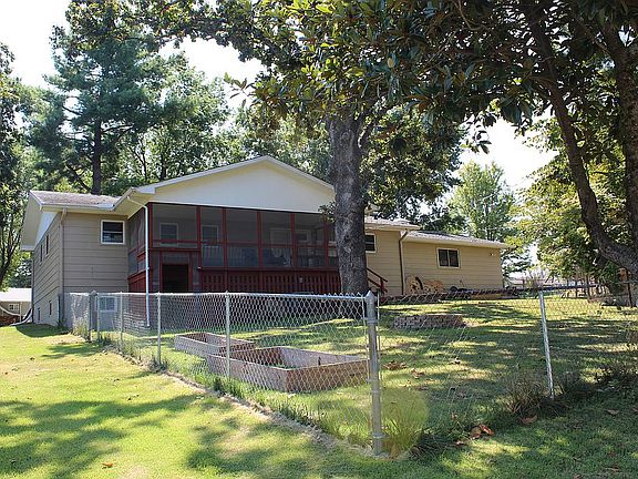 Completely fenced backyard
