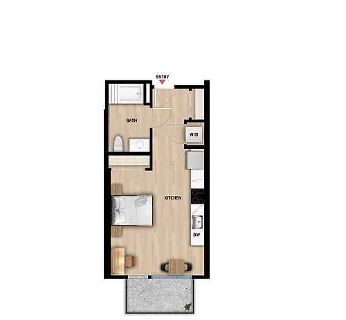 Floor plan S1 - ADA