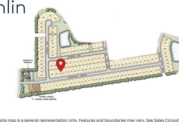 Dunlin Homesite Map