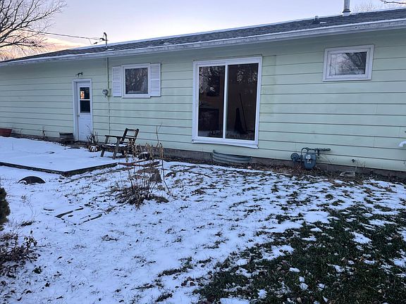 Newly installed patio slider . Future deck/ Patio location