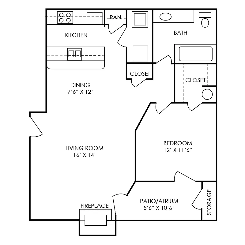 Floor plan The Caspian