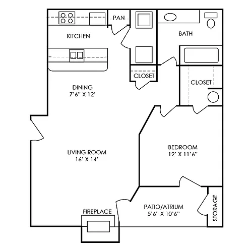 Floor plan The Caspian