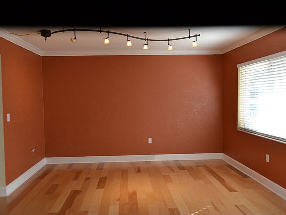 Dining Room with track light