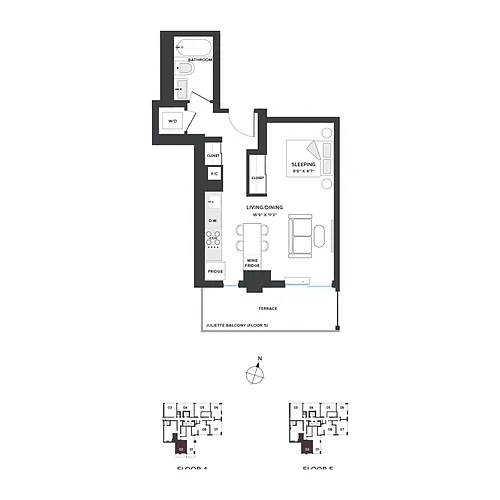 Floor plan 402