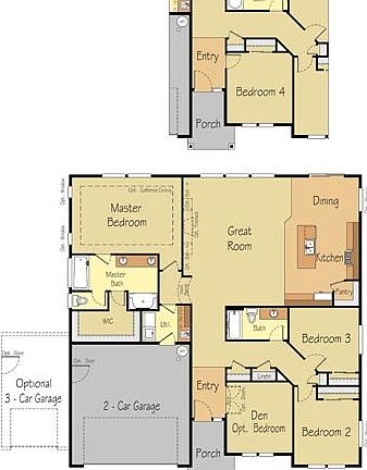 Example of McKinley  Floor Plan