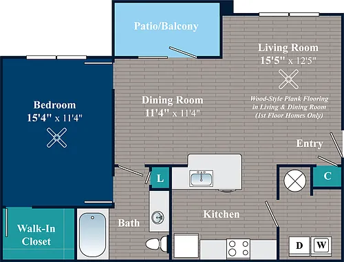 Floor plan Alford