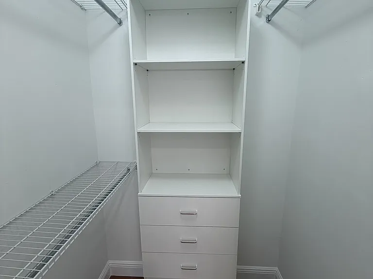 Master closet.