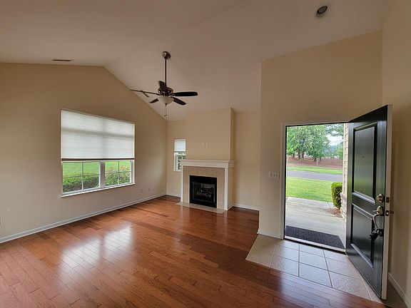 front entrance into living room