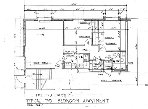Floor plan 2BRFlat- 2 Bedroom Mapleview I 12