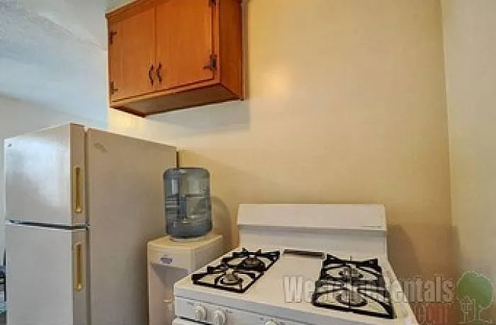 refrigerator and stove
