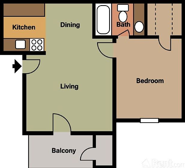 2nd image of 3237 Bonnie Dr APT 111