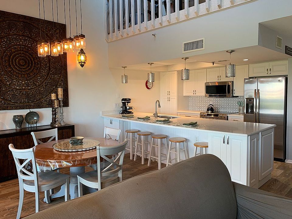 Kitchen and dining area