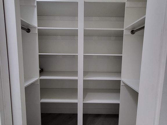 closet in master bedroom