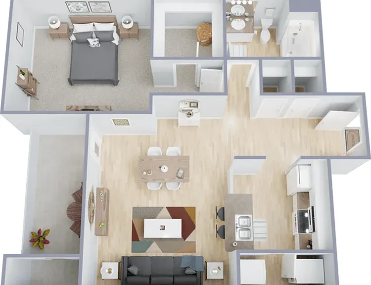 One bedroom, one bath, 830 square foot apartment home One bedroom, one bath, 830 square foot apartment home