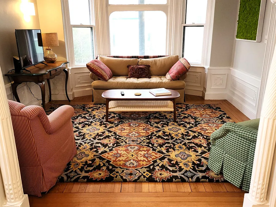 double parlor living area