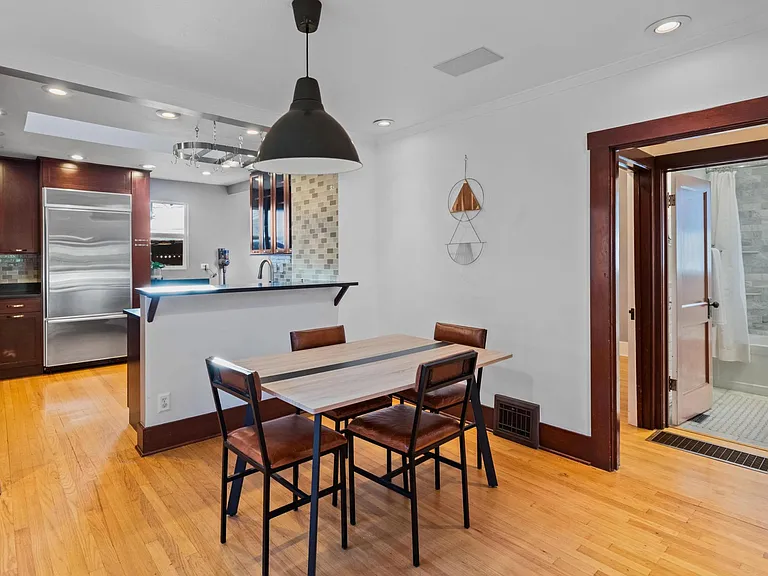 Main floor open plan living/dining/kitchen