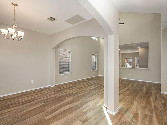 Open living and dining