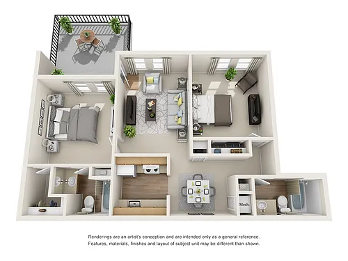 Floor plan 2C