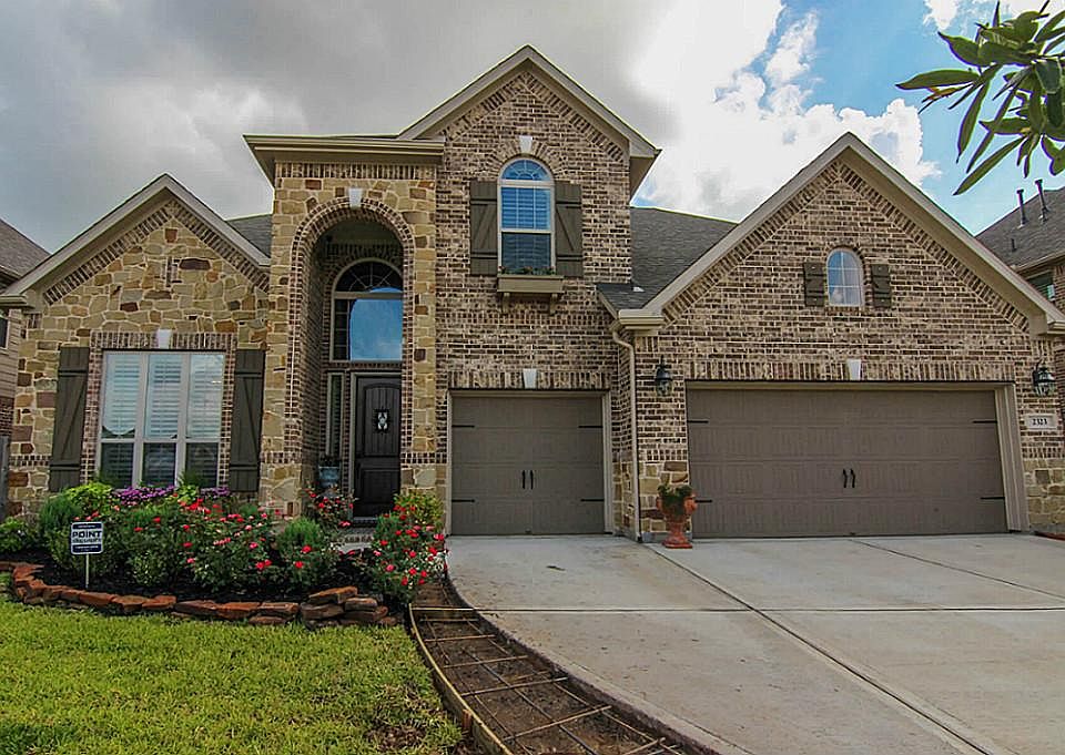 Welcome home! This 5 bedroom, 4 bath home was built by Village Builders and is less than a year old.