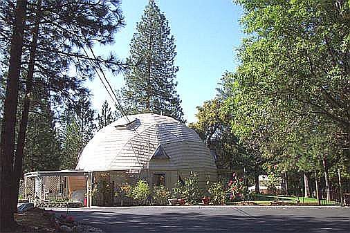 View from circular driveway