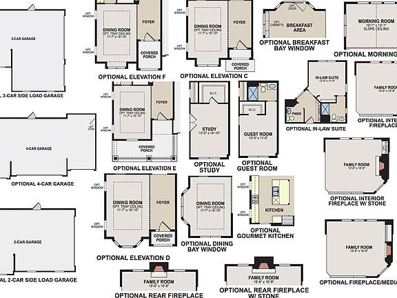 Ainsley II Floorplan Options