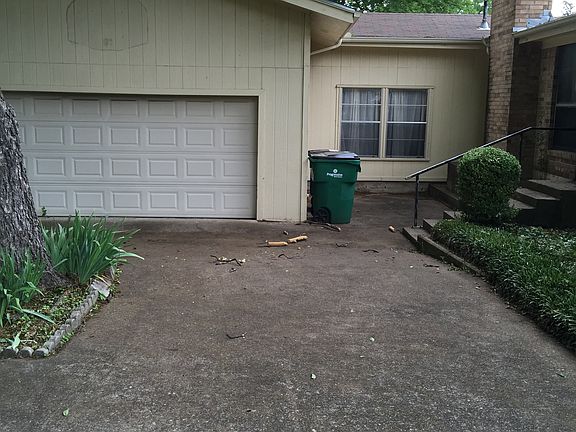 large concrete parking pad
