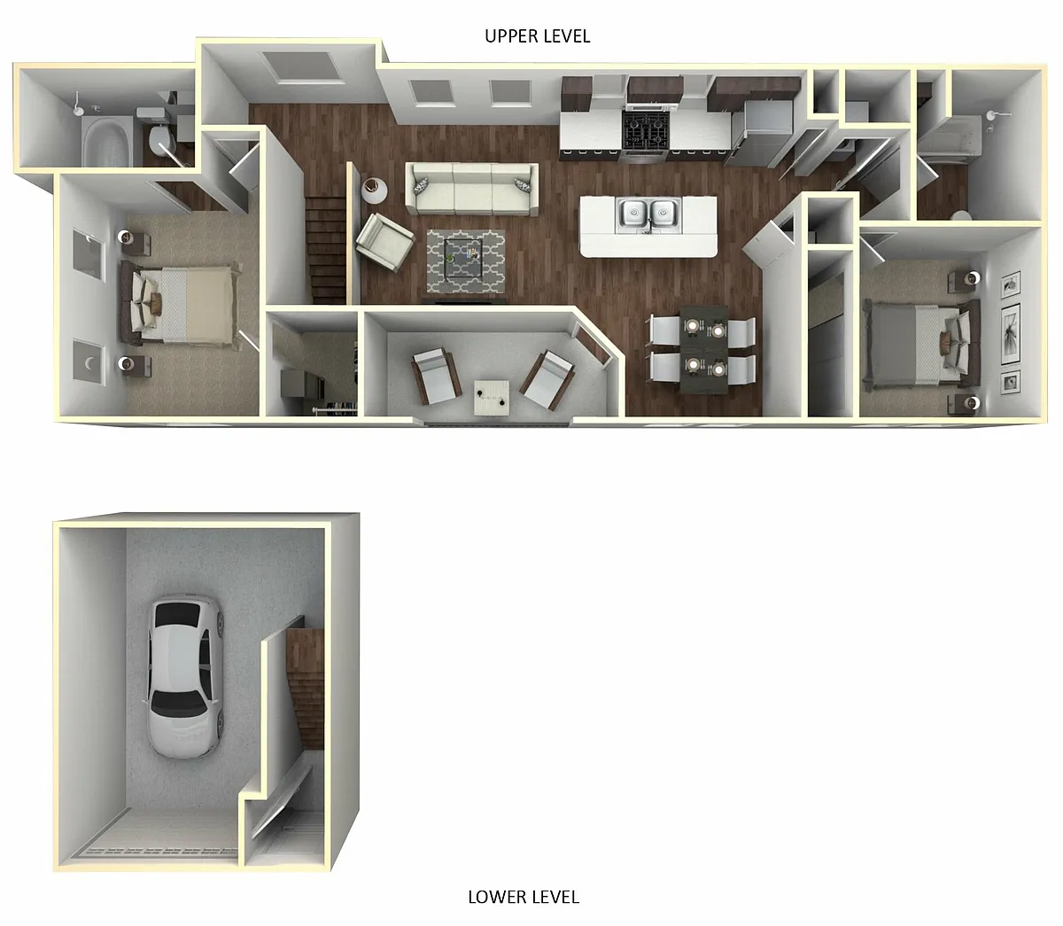 Floor plan 2 Bed/2 Bath