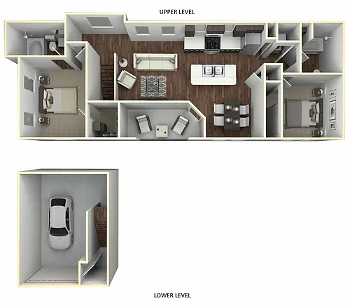 Floor plan 2 Bed/2 Bath