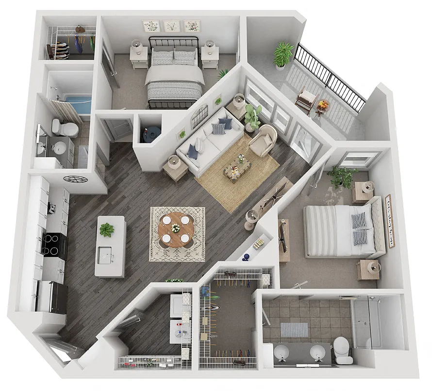 Floor plan B2
