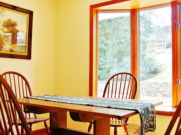 Dining room with pantry, bay window