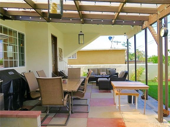 Spacious outdoor patio