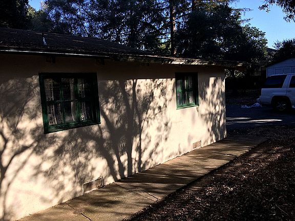 North side of shop/garage