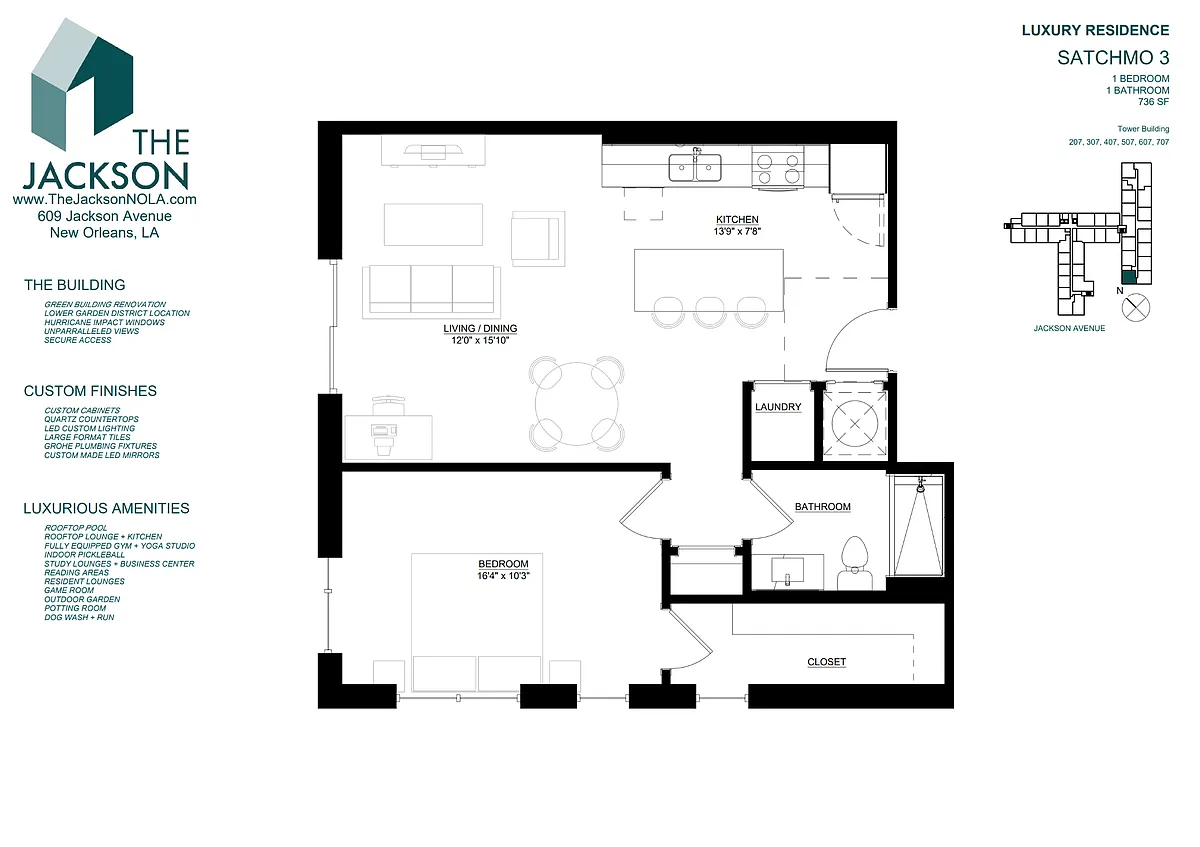 Floor plan Satchmo 3