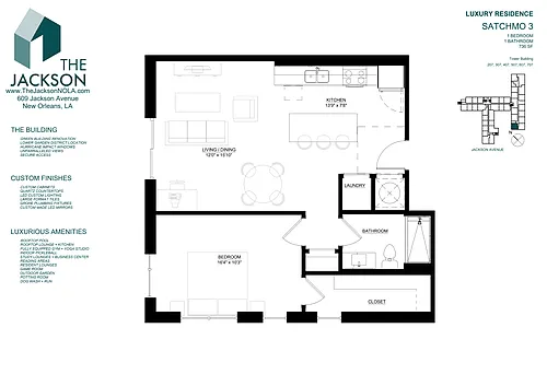 Floor plan Satchmo 3