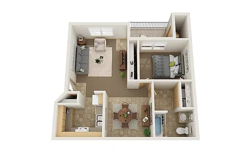 Floor plan 1X1