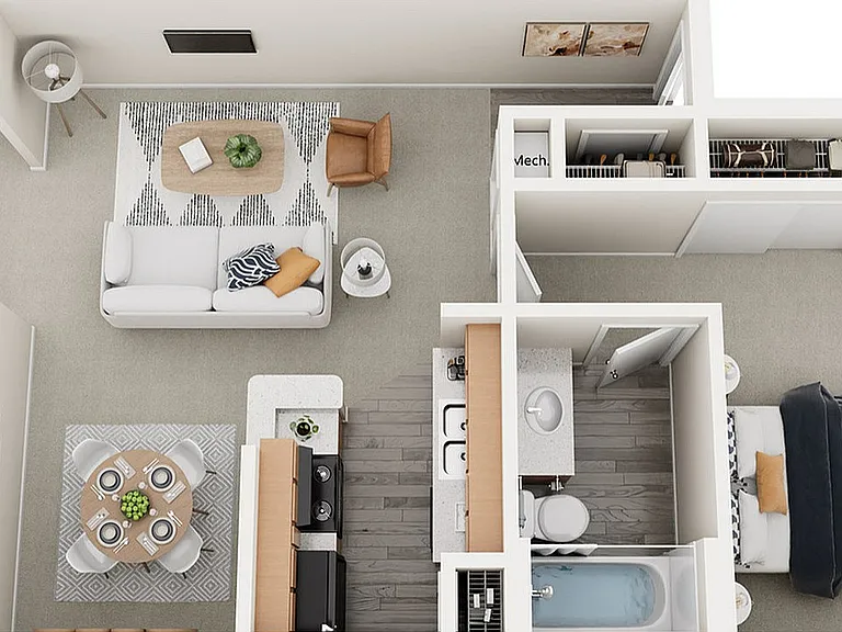 One Bedroom/One Bathroom, 772 sqft. One Bedroom/One Bathroom, 772 sqft.