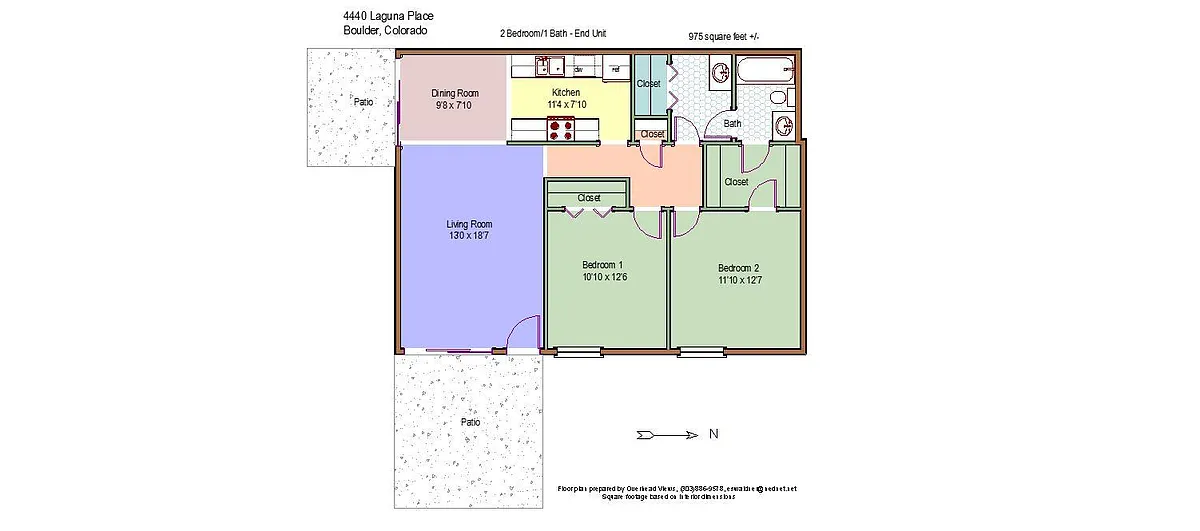 Floor plan 2 Bedroom