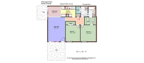 Floor plan 2 Bedroom