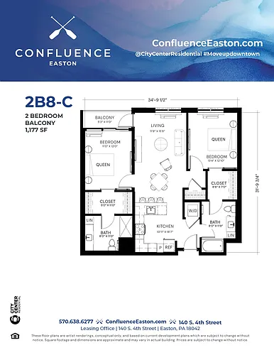 Floor plan 2B8-C