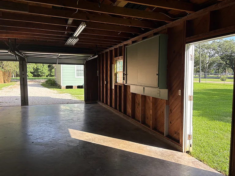 Inside Garage