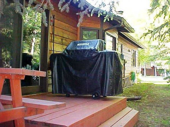 Deck & Lawn on East side