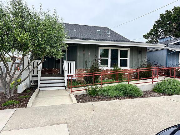 Front view of completely remodeled home with all new interiors.