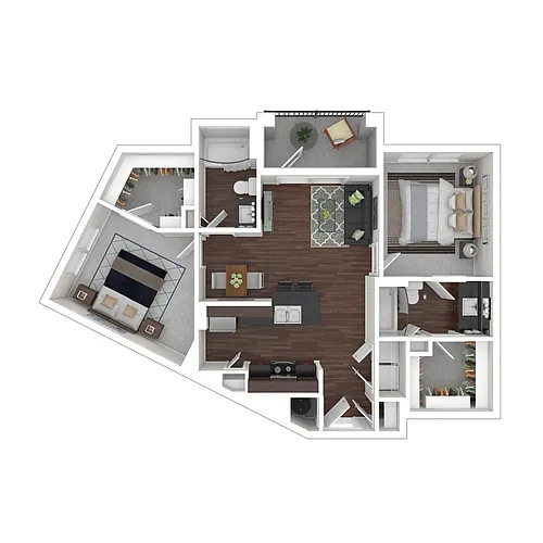Floor plan B1 District
