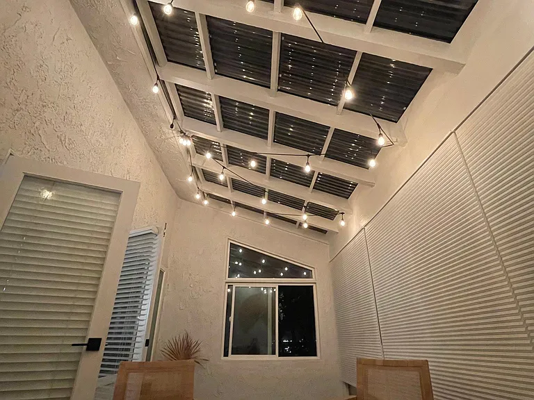 Private Patio- Evening