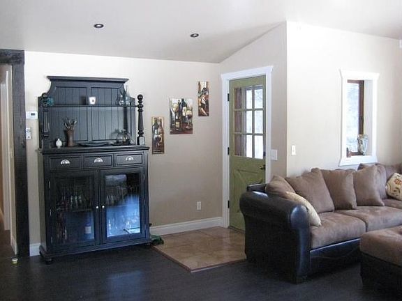 Back entrance to living room