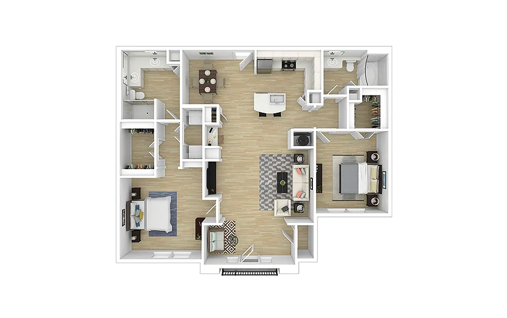 Floor plan The Beltline - Premium