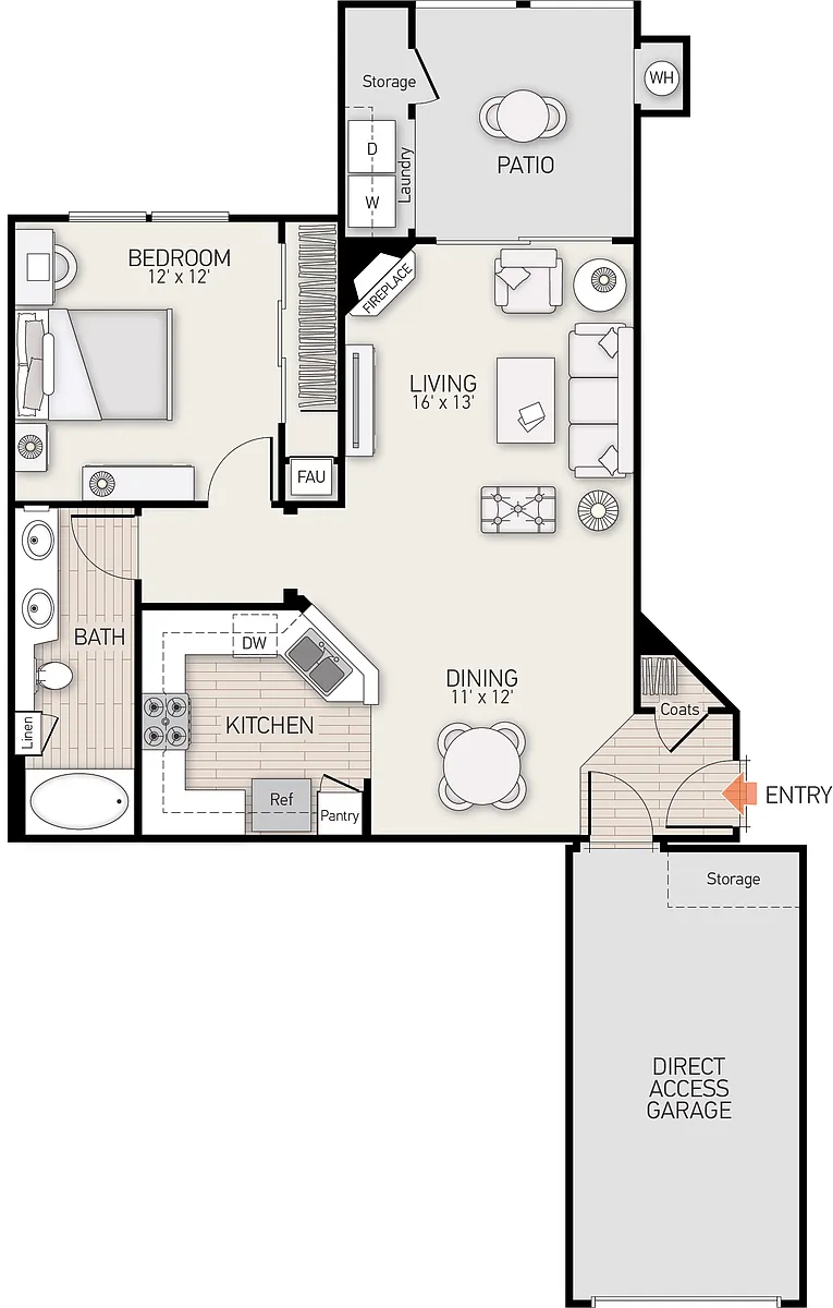 Floor plan Loggia - Plan 1A