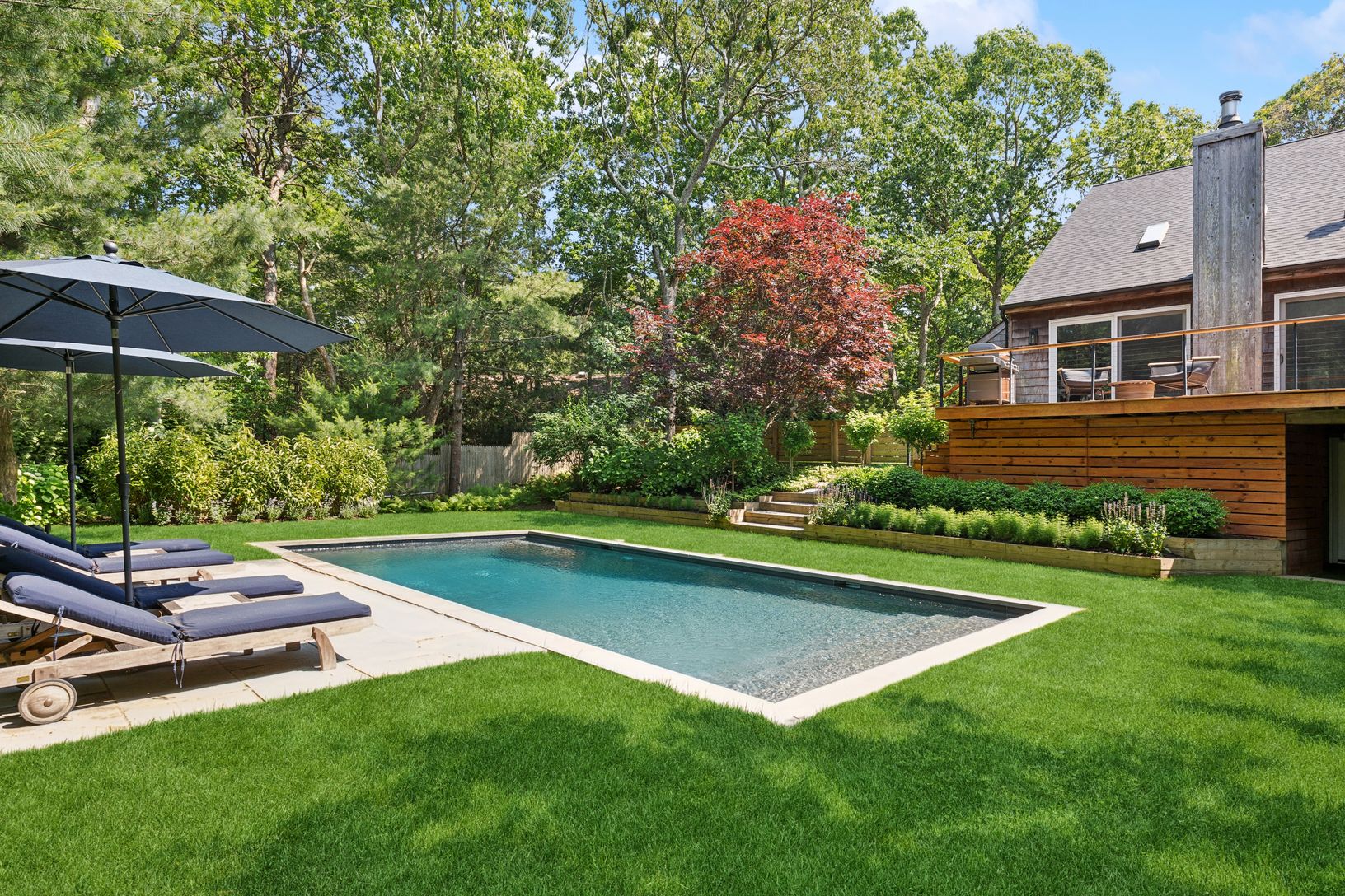 Meticulously landscaped